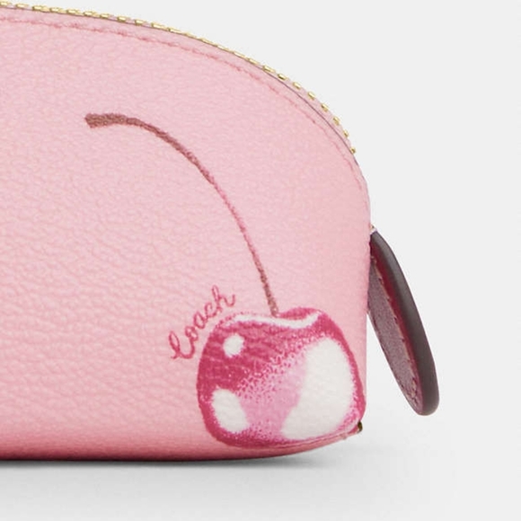 Coach Pencil Case With Cherry Print - Picture 2 of 8